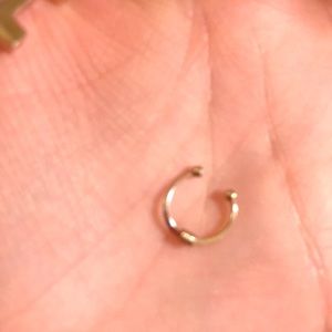 Fake piercing gold